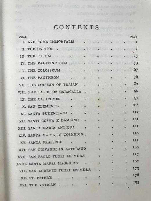 1926年 爱德华·赫顿《罗马游记》 16幅彩色12幅黑白插图 布面精装32开 商品图5