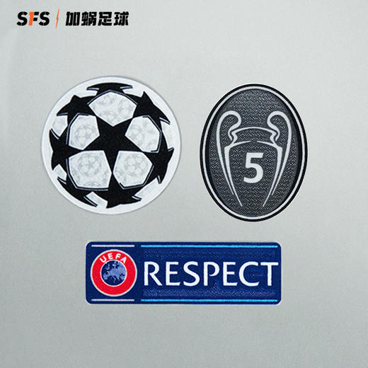 SFS: 欧冠卫冕臂章 5/7/10/11/12冠章荣誉章 RESPECT臂章组合 商品图2