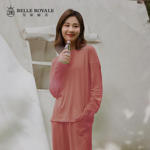 【建议80-160斤】皇家丽美亲肤柔软舒适透气有弹力女士打底衫SZ2634 商品图2
