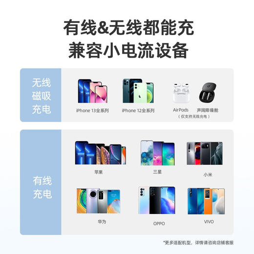 【热销】Anker安克 苹果磁吸iPhone14/13/12 ProMax系列带支架无线充电宝5000毫安时移动电源 A1611 商品图6