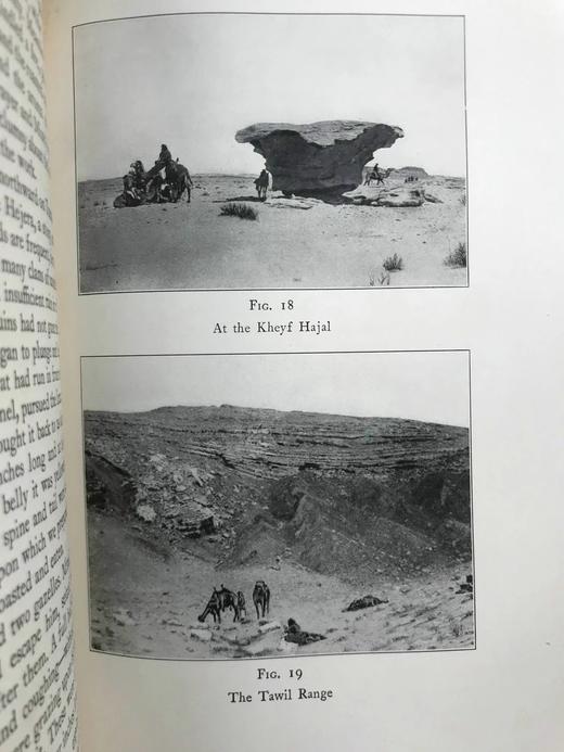 1931年 阿洛伊斯 穆齐尔《在阿拉伯沙漠中》 39幅插图 漆布精装大32开 商品图8