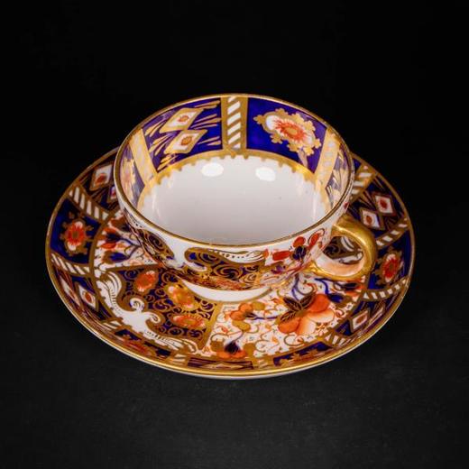 独角鹿西洋古董Davenport伊万里纹样彩绘描金4人下午茶瓷器套装 商品图3