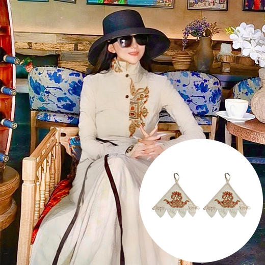 飞凰之羽指套 | 杨老师同款 /| 红色 杏色 | 点睛搭配 |现货 商品图0