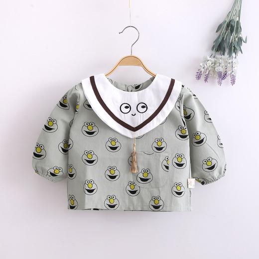 【内有防水 易洗便捷】宝宝罩衣 儿童吃饭围兜可爱外穿春秋长袖反穿衣护衣防水防污保暖护衣 商品图8