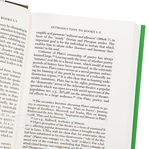 预售 【中商原版】柏拉图 理想国 卷1-5 共10卷 Republic Volume I Books 1-5 英文原版 Plato 商品图3