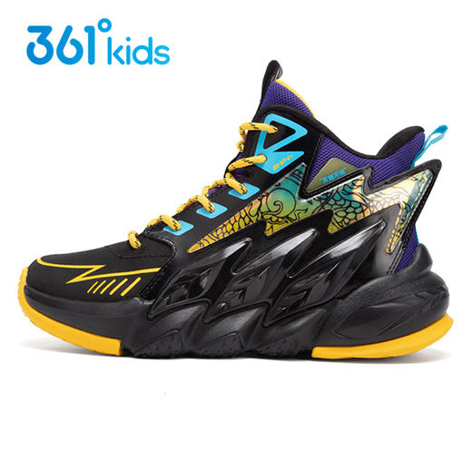 小361男童减震篮球鞋儿童运动鞋2021冬季新款龙鳞3代k72141102 商品图0