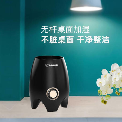 西屋加湿器 4.5L大容量 家用静音办公室卧室空气加湿WHT-8500M 黑色 商品图1