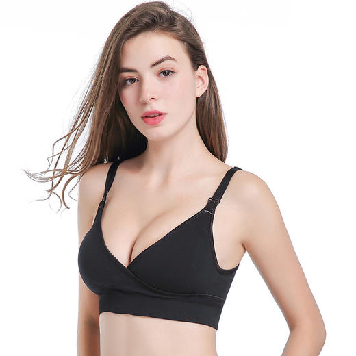 黛唯梵孕妇哺乳内衣女无钢圈 哺乳文胸 孕妇无钢圈内衣孕期胸罩聚拢 商品图1