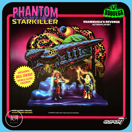 现货 Super7 弒星幽灵 Phantom Starkiller挂卡 地台 玩具组 SDCC限定 商品图7