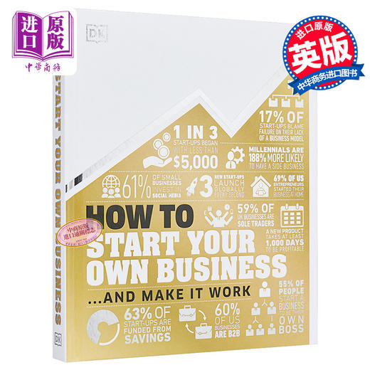 【中商原版】如何开始你的生意 DK-How to Start Your Own Business 英文原版 DK 商品图0