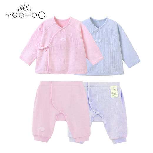 英氏-内衣类（秋）E1空气层粉和袍淡天堂粉59CM 商品图0