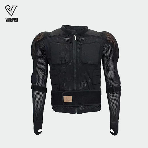 【六折特卖】VIAGPRO-H1801成人长袖护甲单板双板滑雪护具上半身护甲D3O护具男女款 H1801 商品图0