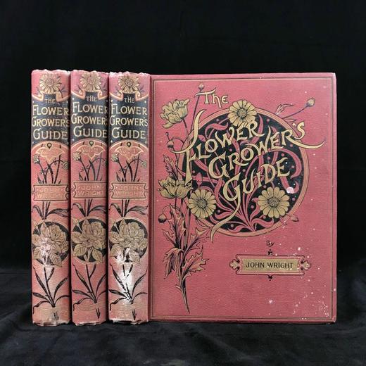 约20世纪早期 花卉种植者指南（全3卷） 45幅彩色版画与500余幅黑白版画插图 漆布精装16开 商品图0