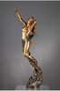 独角鹿西洋古董法国雕塑家Henri ALLOUARD铜鎏金雕塑《宁芙女神》 商品缩略图2