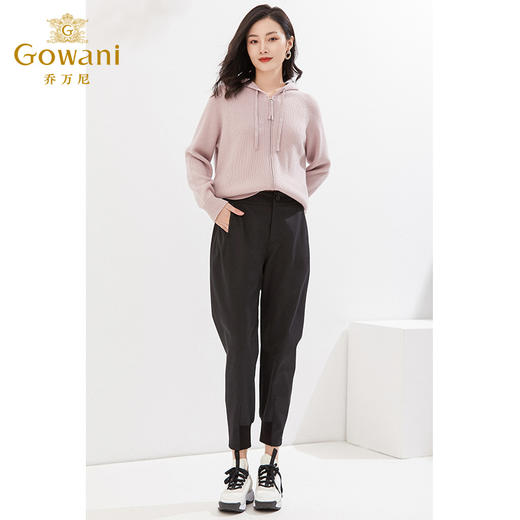 乔万尼秋冬新款休闲裤弹力针织保暖舒适运动休闲长裤EI4F561 商品图3