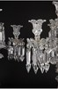 独角鹿西洋古董法国巴卡拉Medallion圆雕纹三枝头水晶烛台一对 商品缩略图4