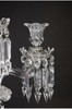 独角鹿西洋古董法国巴卡拉Medallion圆雕纹三枝头水晶烛台一对 商品缩略图1