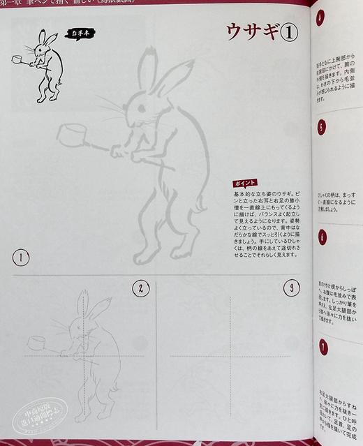 【中商原版】用毛笔描绘的日本画中的动物们 日文原版 筆ペンで描く日本画の動物たち 商品图7