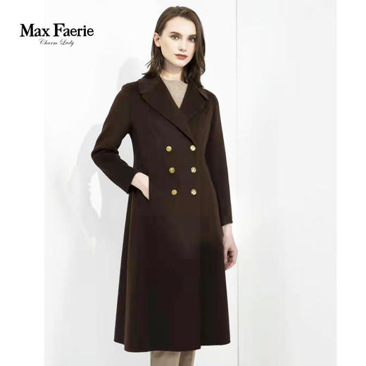 麦克斯菲瑞100%绵羊毛长款大衣mg4d295 商品图0