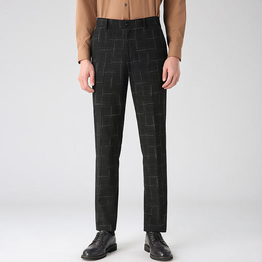 圣得西男装秋季新款男士渐变双色格时尚西服套装【门店新品】2152028816 商品图3