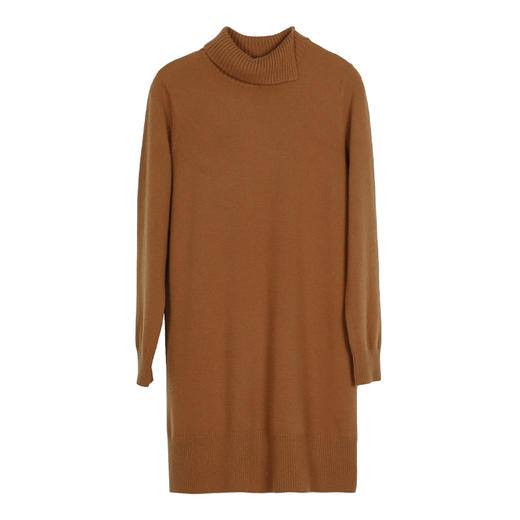 METTE羊绒世家21年女中长款针织100%山羊绒衫高领套头修身打底衫 商品图7