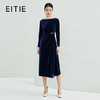 EITIE爱特爱冬季新品优雅修身显瘦开叉连衣裙6807527 商品缩略图5