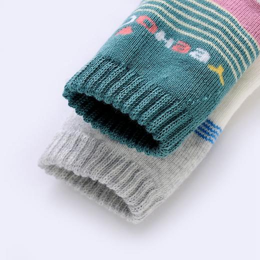 英氏冬季新品婴儿加厚保暖袜子男女宝宝2双装棉袜YIWBJ31099A01 商品图3