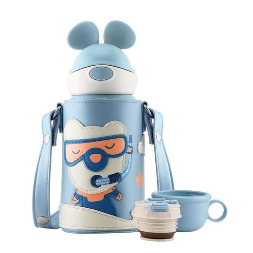 新品杯具熊童趣硅胶保温儿童壶 容量：600ML 商品图0