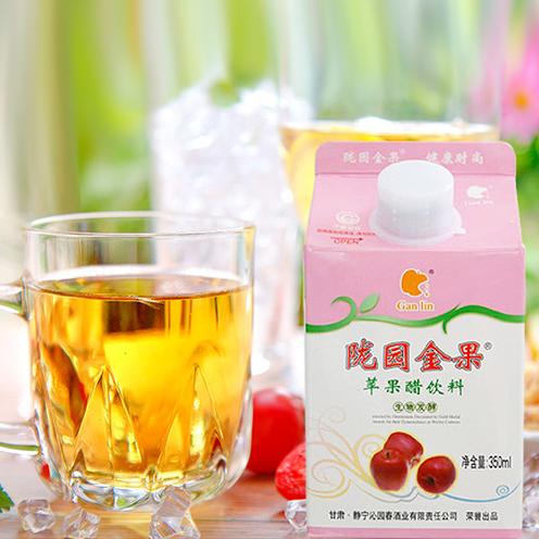 【静宁馆】静宁苹果醋 350ml/盒 12盒装包邮 商品图2