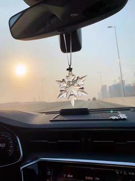 Swarovski/施华洛世奇正品 水晶雪花车挂 车载挂件车内挂饰送礼