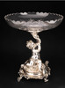 独角鹿西洋古董法国Christofle昆庭天使托举?晶果盘果樽餐桌摆件 商品缩略图4