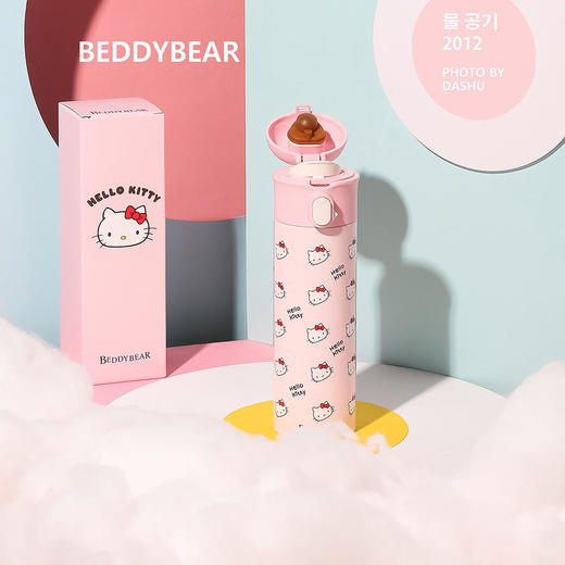 杯具熊新款HelloKitty联名保温杯女学生成人316不锈钢水杯（480ml) 商品图2