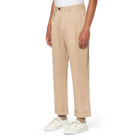 英国 MACKINTOSH PLEATED CHINO 英伦军事风卡其休闲裤 长裤