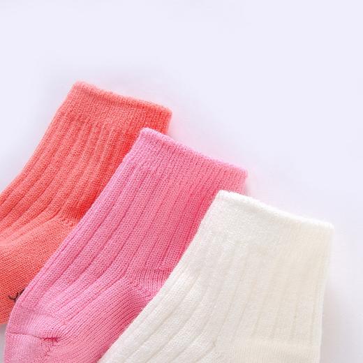 英氏婴儿加厚羊毛保暖袜子儿童3双装棉袜YIWBJ41096A01 YIWBJ41097A01 商品图1