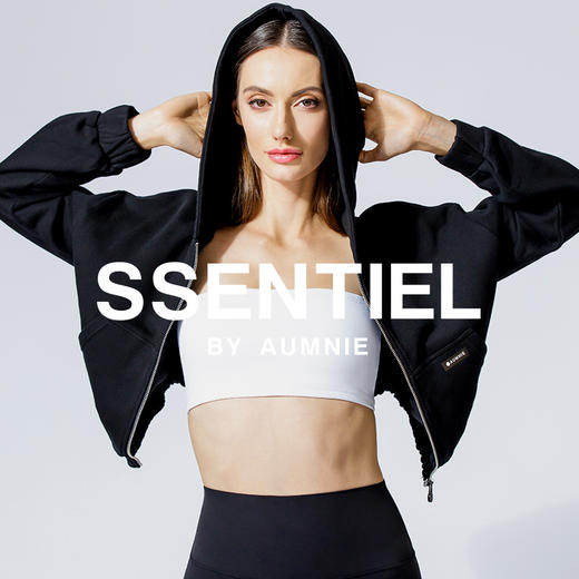 【AUMNIE】短款拉链连帽夹克 ZIP UP CROPPED HOODIE 商品图3