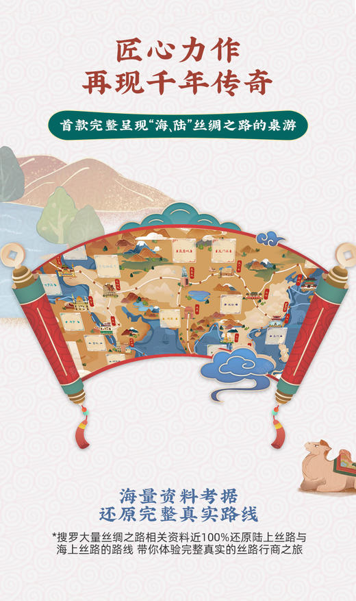 Yaofish 人文历史类桌游：千年丝路+大宋百商图（也是财商桌游） 商品图3