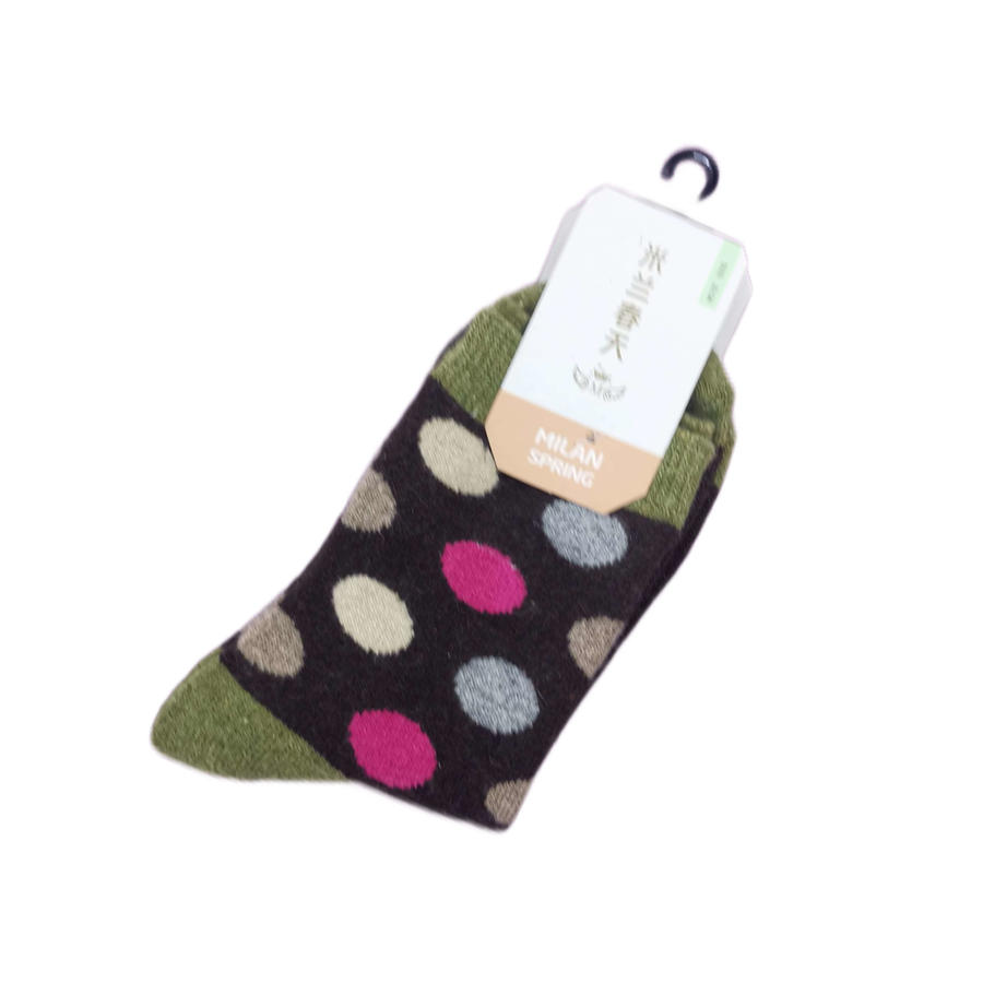 米兰春天兔羊毛袜 一双装