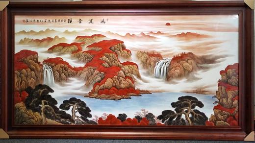 刘统富：新彩鸿运当头瓷板 商品图0