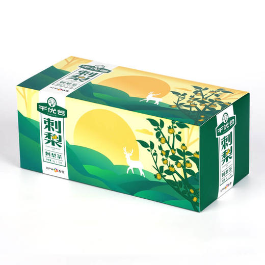 千优谷刺梨茶12袋盒装 养生刺梨茶枸杞菊花泡袋茶 【厂家直发】 商品图2