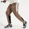 野球帝厚绒拼接卫裤束脚2021秋冬新款摇粒运动休闲男篮球长裤官方 商品缩略图2