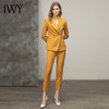 IWY/西装套装女黄色高档职业装气质女神范时尚正装套裤工作服CP11348 商品缩略图6