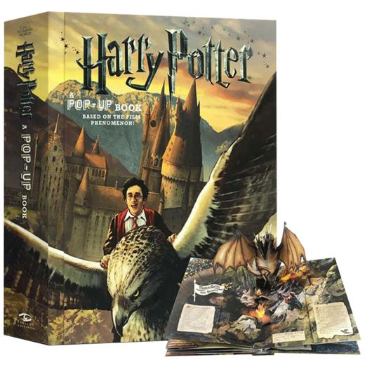 哈利波特3d立体书 英文原版 Harry Potter A Pop-Up Book 英文立体书绘本 3D手工剪纸书 魔法 正版周边 英文版进口英语书 商品图1