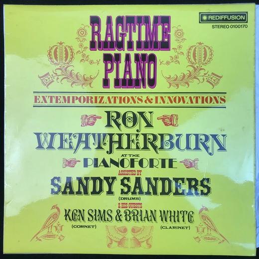 LP黑胶唱片 《拉格泰姆风格钢琴曲：即兴与创新》 钢琴：罗恩·威瑟本 商品图0
