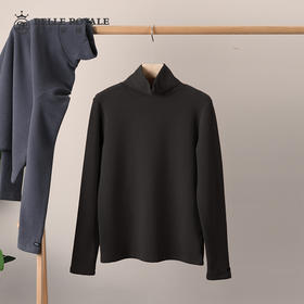 【建议80-140斤】皇家丽美半高领薄款柔软舒适有弹力女士打底衫SZ2637