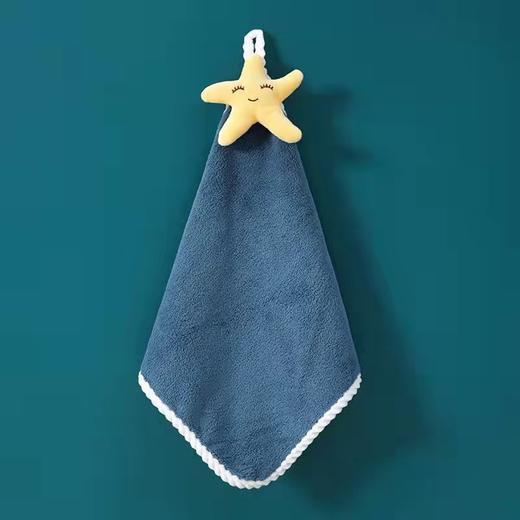 【5条装 吸水速干】卡通吸水擦手巾可挂式擦手抹布厨房卫生间擦手布 儿童可爱小毛巾 商品图4