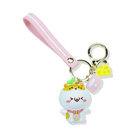 狼博旺长草颜团子挂件 钥匙扣包包汽车书包挂件创意可爱卡通男女情侣礼品