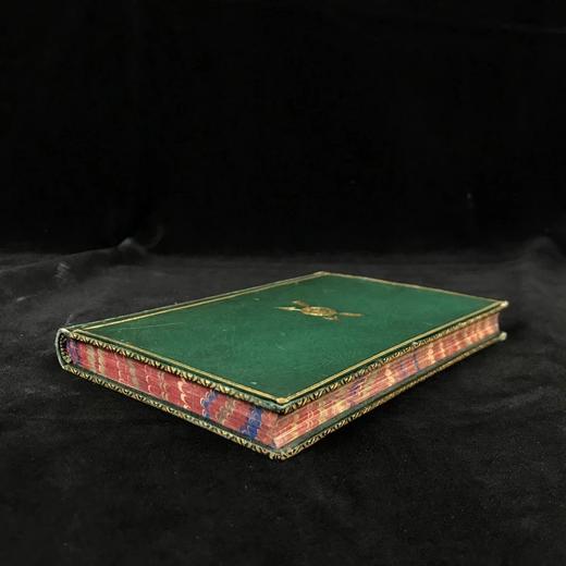 工坊特装本！1872年 休闲科学手册 7页版画插图 全真皮精装36开 商品图1