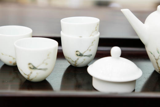 手工花鸟套组（一壶四杯） 商品图4