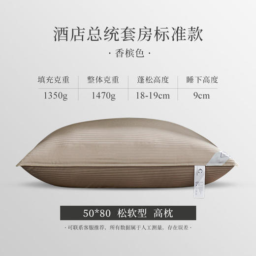 世茂希尔顿五星级酒店枕头夏季家用护颈椎枕芯助睡眠单人一对拍2 商品图1