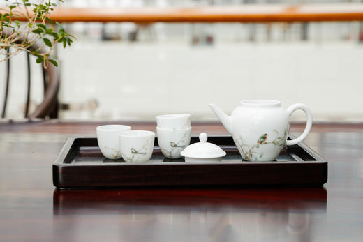 手工花鸟套组（一壶四杯） 商品图3